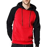 DUOFIER Hoodies for Men Pullover Hooded Sweatshirt with Kange Pocket
