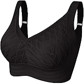 Wireless Support Bra Full Coverage Padded Push Up No Underwire Comfortable Seamless Bra for Women