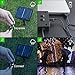 addlon 2 Pack Solar Xmas String Lights 72ft 22m 200 LED 8 Modes Solar Powered Starry Lighting Waterproof Christmas Fairy String Lights for Outdoor Gardens Path Homes Wedding Party Decor (Warm White)
