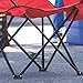Coleman Portable Camping Chair with 4-Can Cooler, Fully Cushioned Seat and Back with Side Pocket and Cup Holder, Carry Bag Included, Collapsible Chair for Camping, Tailgates, Beach, and Sports