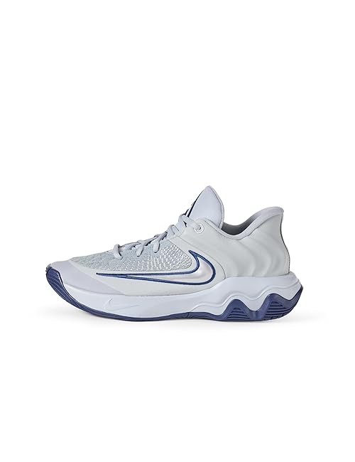 Nike Men's Giannis Immortality 4 Basketball Shoes, Wolf Grey/Metallic Platinum-Pure Platinum, 8