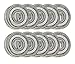 Bearing 608ZZ Shielded 8x22x7 Miniature Ball Bearings(Pack of 10)