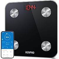 RENPHO Scale for Body Weight, Elis 1 Smart Bathroom Scale, Bluetooth Body Fat Scale, Digital BMI Body Weighing with Smart App