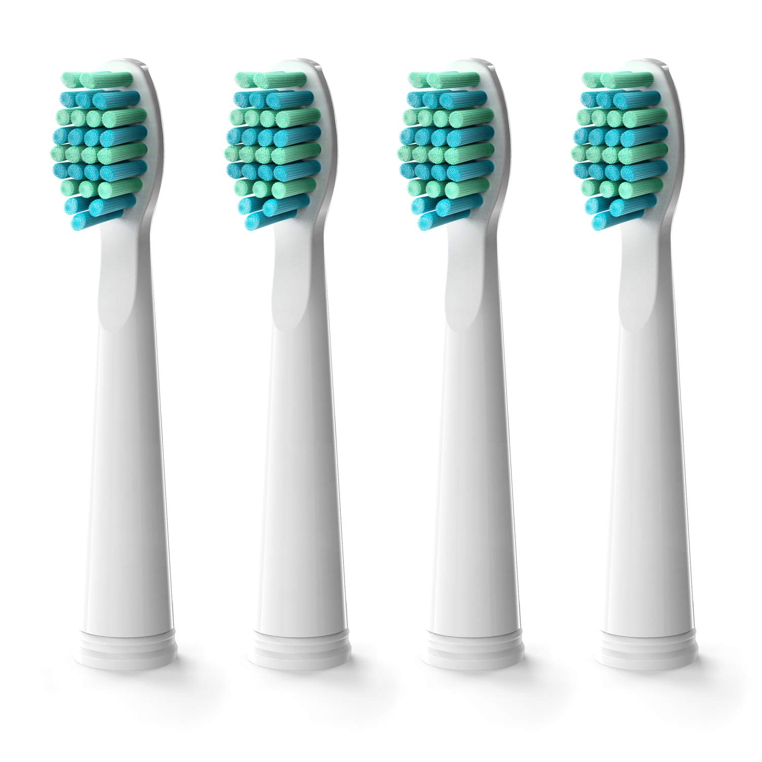 Sboly Electric Toothbrush Brush Head x 4 for Models of 507/508/ 917/959, White