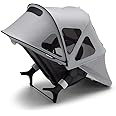 Bugaboo Donkey Breezy Sun Canopy Stroller Accessory with UPF 50+ Sun Protection and Ventilation Panels, Misty Grey