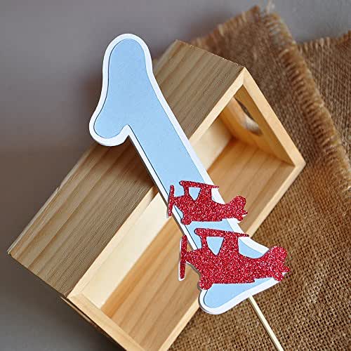 Amazon.com: Airplane Cake Topper. Airplane Birthday Party.: Handmade