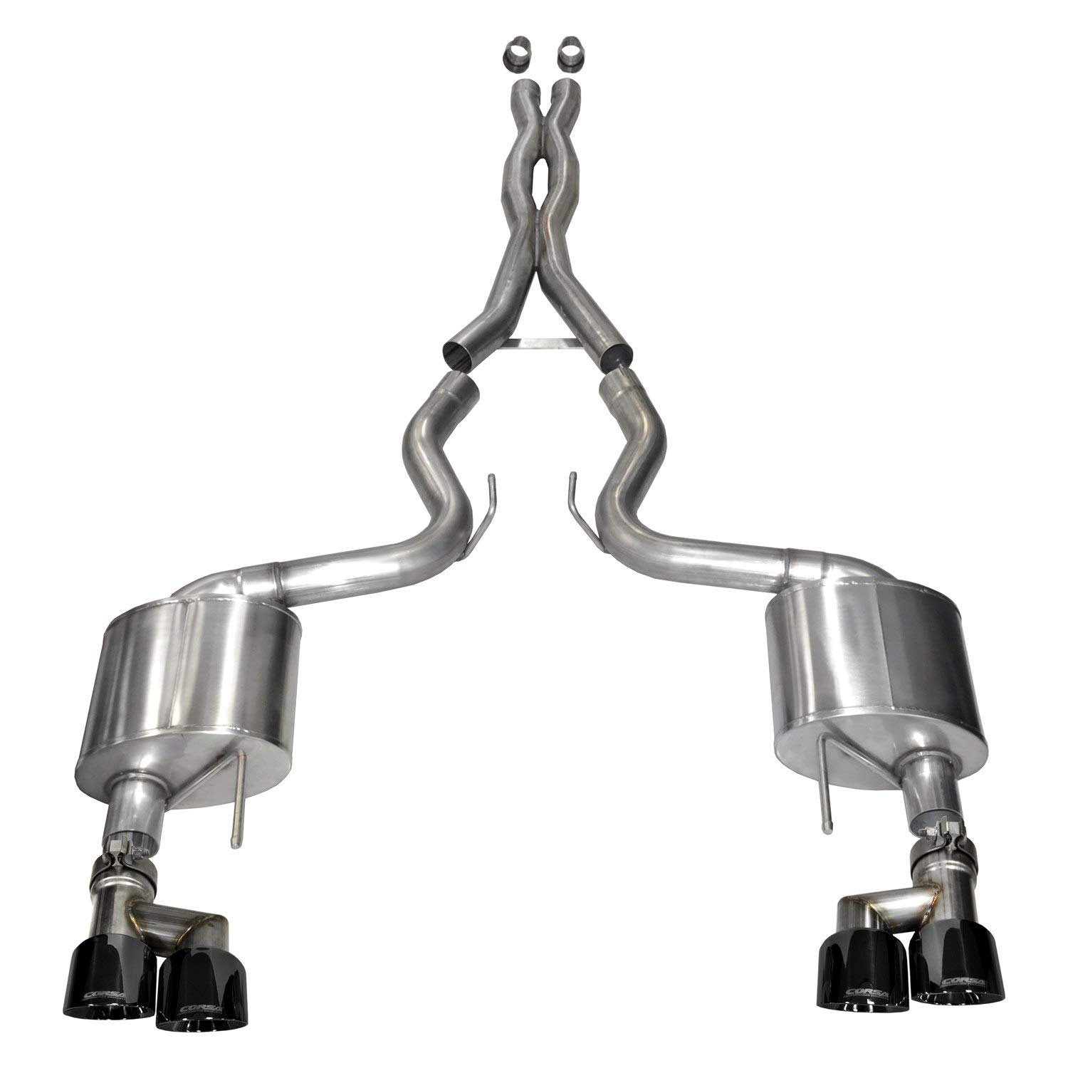 Photo 1 of *MISSING PARTS - See Clerk Notes*
Corsa 14335BLK Cat Back Exhaust with Black Tip (Ford Mustang GT)