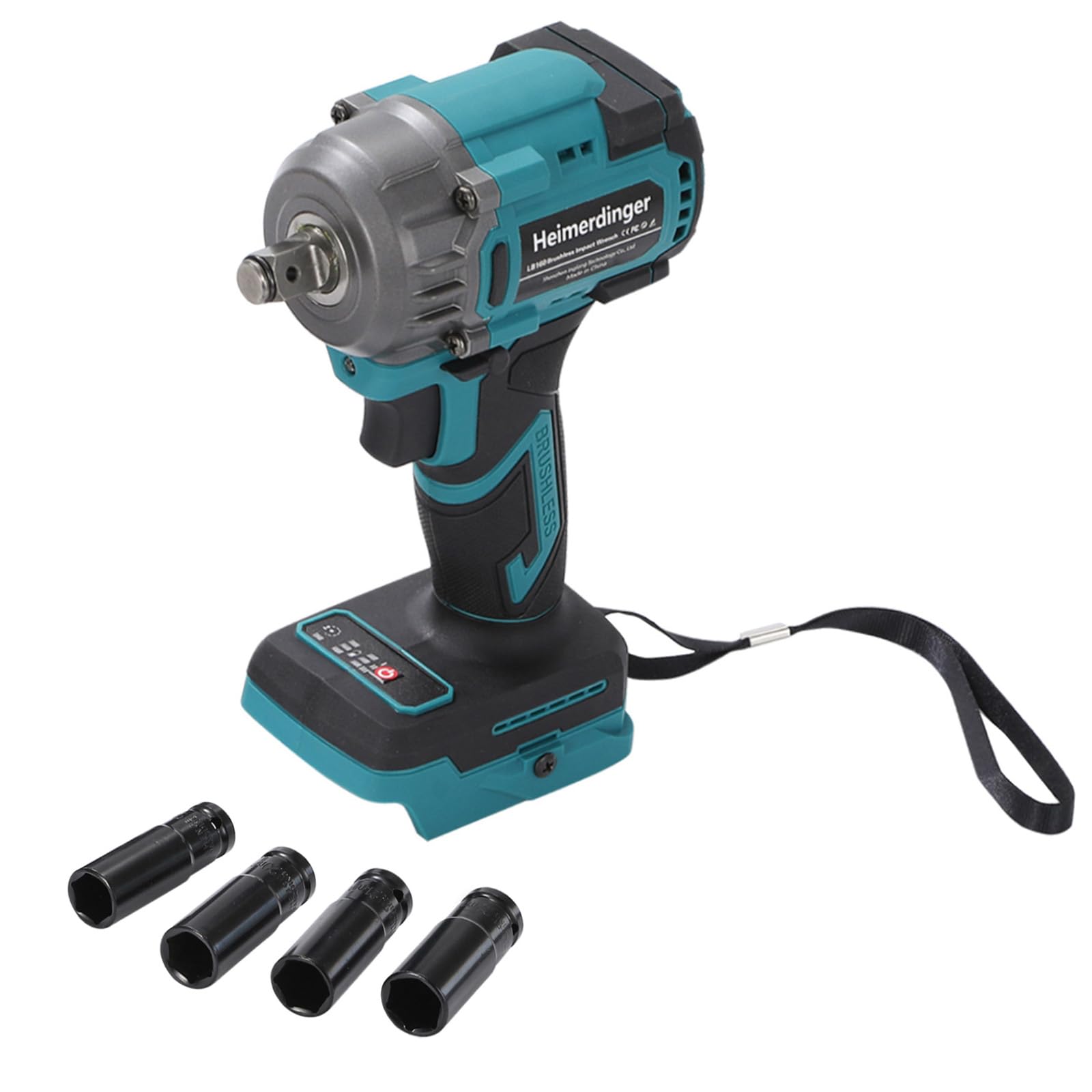 Photo 1 of 1/2 Inch Cordless Impact Wrench Compatible with Makita 18V Battery-550N.m(406Ft-lbs) Brushless High Torque Impact Gun,3200RPM Driver for Car Tires Truck