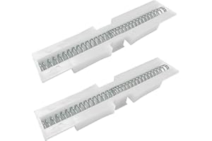 2Pcs Bi-Fold Door Slide Guide,Door Guide Top Slider Folding Track Doors Hardware for Top Mount Protect Doors Track