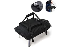 NOELIFE Waterproof Cover for Ooni Koda 12 Pizza Oven, Accessories for Ooni 12, Pizza Maker Carry Cover with Top Pocket for Attachments, with Straps in the Bottom for Fixation (Oven Not Included)