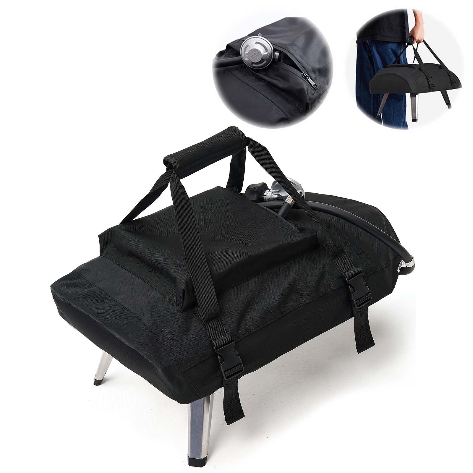 Photo 1 of NOELIFE Waterproof Cover for Ooni Koda 12 Pizza Oven, Accessories for Ooni 12, Pizza Maker Carry Cover with Top Pocket for Attachments, with Straps in the Bottom for Fixation (Oven Not Included)