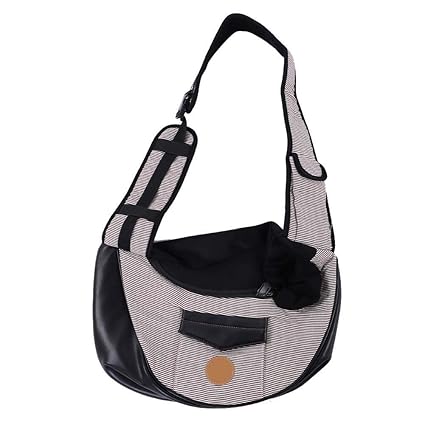 Pssopp Haustier Schultertasche Tragetuch Hund Sicher Bequem Hundetasche Tragebeutel für Kleine Hunde Welpen Katze, Outdoor Tr