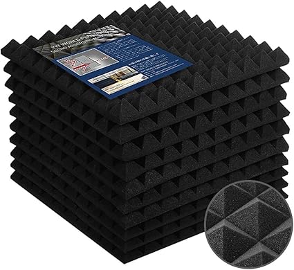 Amazon Co Jp 吸音材 防音 壁 防音材 Yyt ウレタン 高反発高密度 部屋防音 极厚 不燃 無害 減震 ピラミッド型 50cm 50cm 厚さ5cm 10枚入 Diy 工具 ガーデン