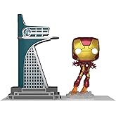 Pop! Town: Avengers: Age of Ultron - Avengers Tower with Iron Man (Glow-in-The-Dark) PX Vinyl Figure