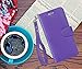 FYY Designed for iPhone SE Case 2022 (3rd Gen) / iPhone SE Case 2020 (2nd Gen) / iPhone 7 Case/iPhone 8 Case, Luxury PU Leather Wallet Phone Case with Card Holder Flip Kickstand Cover Purple