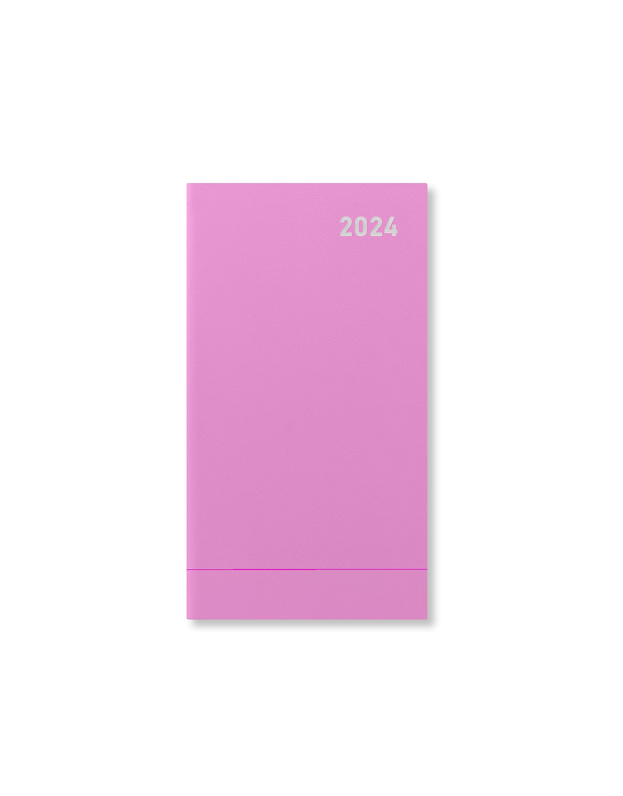 Letts Principal Slim week to view 2024 diary - pink