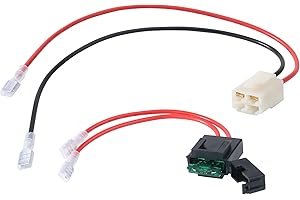 LRWZOV Scooter Battery Harness for Razor MX350 MX400 PR200 Dirt Quad Dune Buggy, Electric Dirt Bike Battery Wire Harness for Razor Dune Buggy 4 Holes Plug