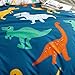 KFZ Dinosaurs Bedding Set, Ultra Soft Twin Sheets Set Duvet Cover Set, 3pcs with 1 Piece 66