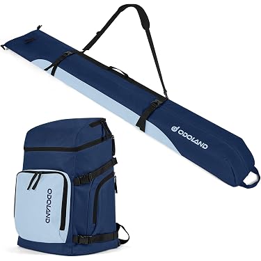 Sac De Ski BOOSTEADY Rembourré – étanche 600D, Ajustable Jusqu'à 215 Cm, Pour Avion Et Snowboard