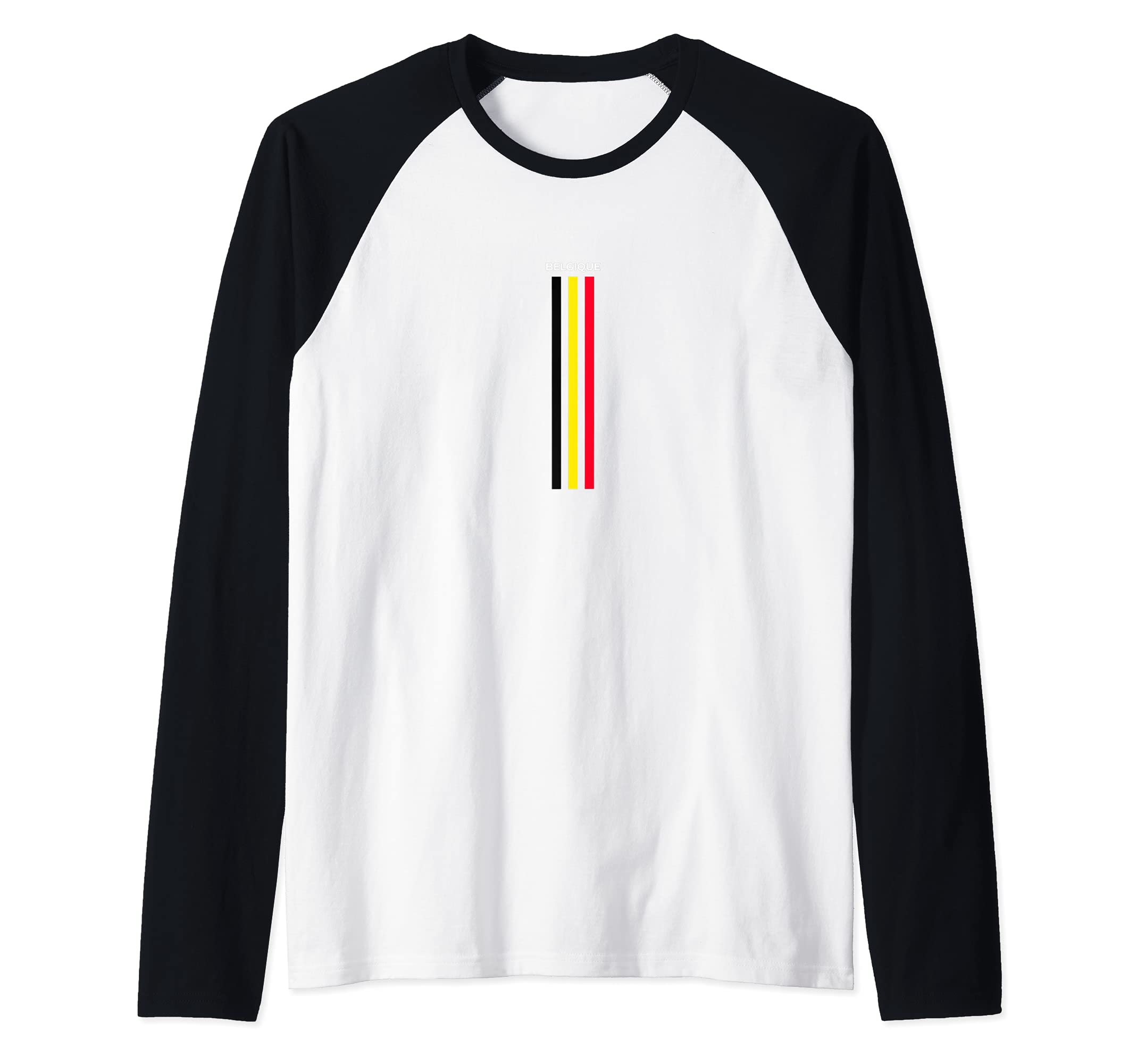 Flag Belgium Raglan Baseball Tee