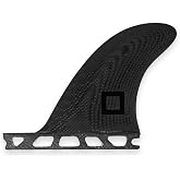 Surf Squared Twin, Thruster or Quad Fin Set - Solid Fiberglass for Lightweight Durability &amp; Top Performance - Compatible with Futures Single Tab Surfboards