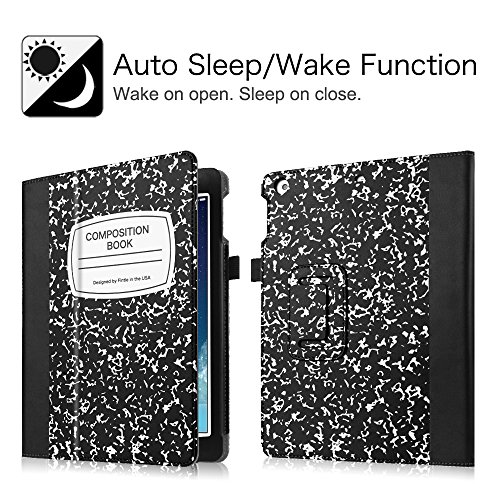 Fintie iPad mini 1/2/3 Case - Folio Slim Fit Stand Case with Smart Cover Auto Sleep / Wake Feature for Apple iPad mini 1 / iPad mini 2 / iPad mini 3, Composition Book Black