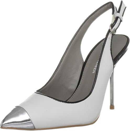 white slingback heels uk