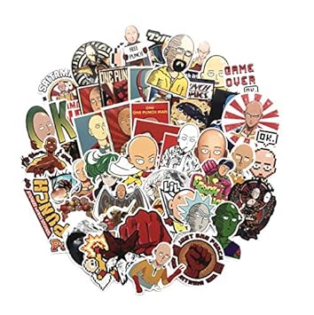 GYYNR 50 Piezas Pegatinas de Dibujos Animados para monopatín ...