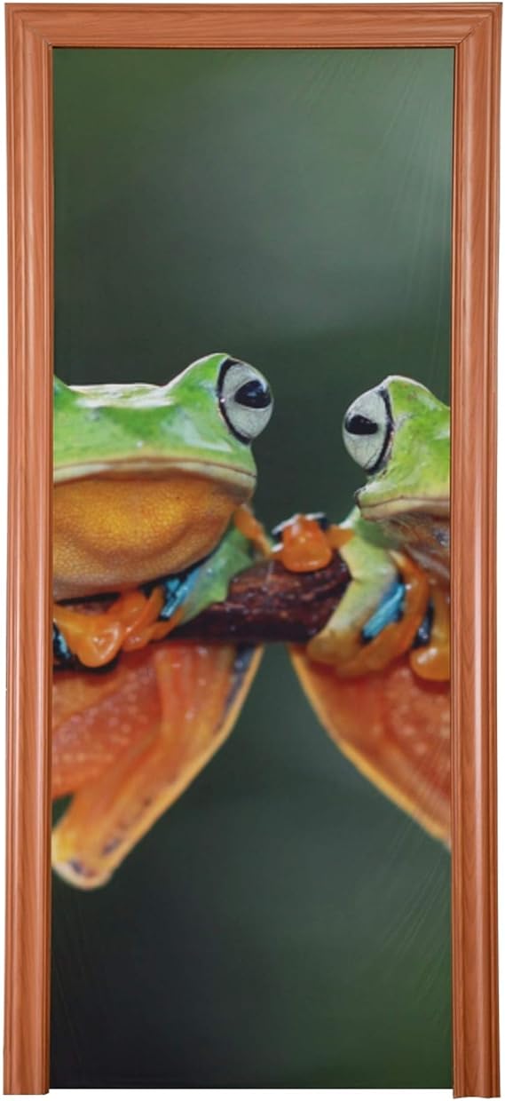 Abdeckung für Haustür Schöne tropische Regenwald Laubfrosch