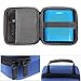 BOVKE Replacement for Bose Soundlink Color Wireless Speaker Bose Soundlink Color II UE ROLL 360 Hard EVA Shockproof Carrying Case Storage Travel Case Bag Protective Pouch Box, Blue