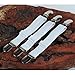 BSLINO 8pcs Sheet Band Straps Suspenders White Adjustable Bed Corner Holder Elastic Fasteners Clips Grippers Mattress Pad Cover Fitted Sheet