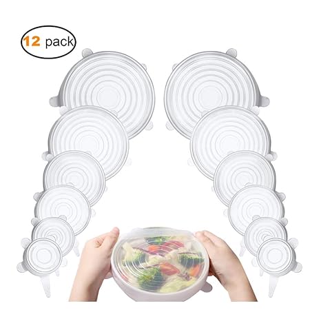 Las Tapas Del Estiramiento Del Silicón, 12 Embalan Las ...