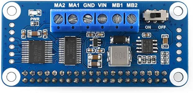 Motor Driver HAT For Raspberry Pi Is A Module Designed To Control 2 DC