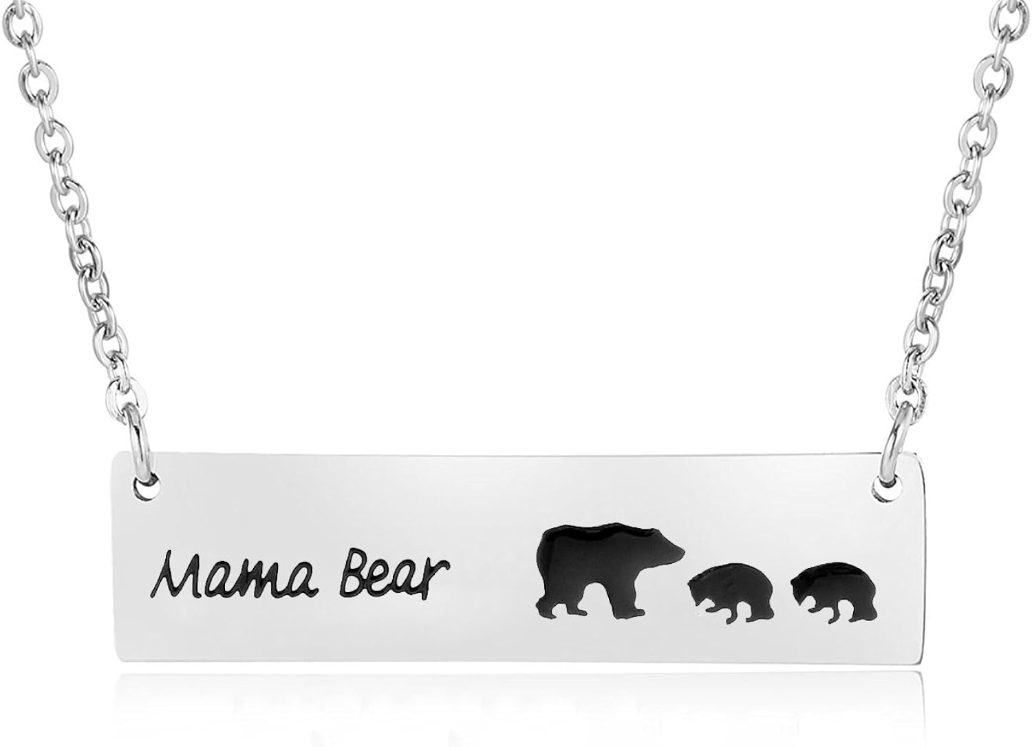 mommy and me elephant necklace