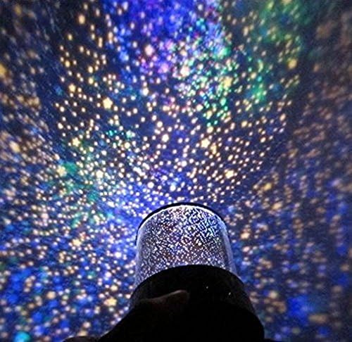 Night Light Projector Lamp,WONFAST Romantic Cosmos Sky Star Master Projector Starry LED Night Light Kids Bedroom Bed Light for Chiristmas Decorations