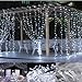 Neretva 300 LED Window Curtain String Light, Twinkle String Fairy Lights, 9.8x9.8ft, 8 Modes Linkable,LED String Lights for Christmas Party Wedding Patio Lawn Garden Decorative Lights (White)