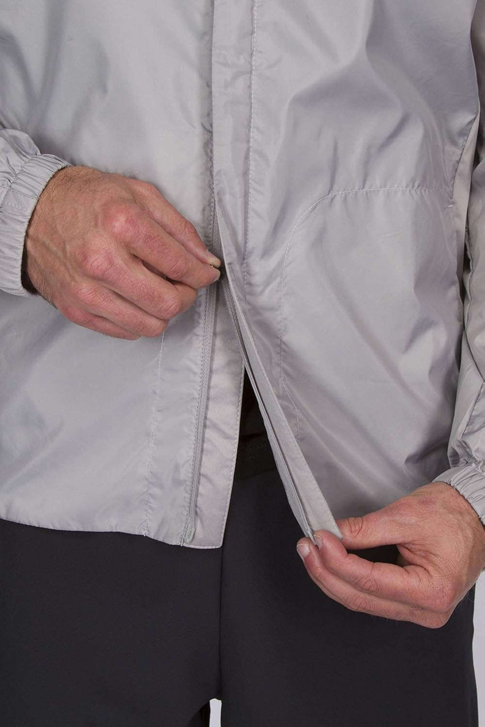 Three Sixty Six Full Zip Golf Jacket for Men - Lightweight Mens Rain Coat - Water Resistant Windbreaker: Clothing