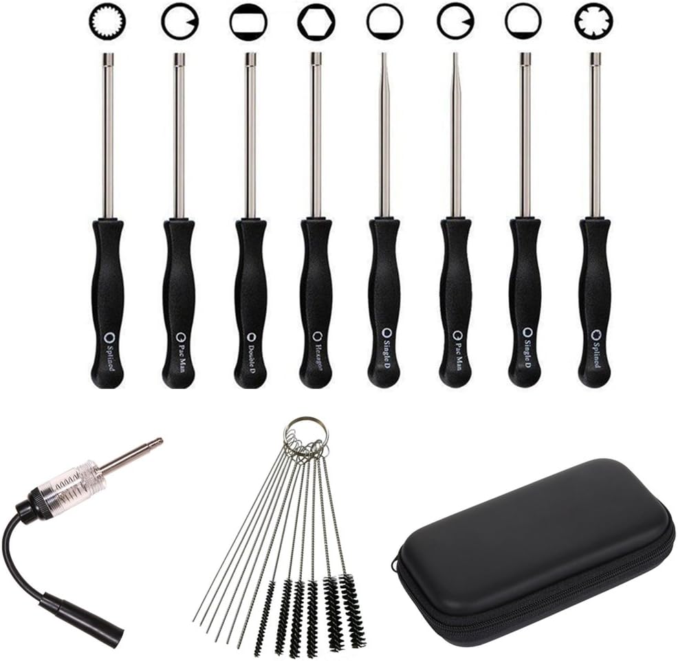 ANTOCarburetor Adjustment Tool Kit of 8 + Carburetor Cleaning for STIHL Poulan Husqvarna MTD Troy-Bilt Trimmer Weed Eater 2-Cycle Small Engine