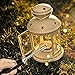 Candle Lighter Electric Lighter Long - Rechargeable Long Neck Plasma Arc Lighters Long,Windproof Grill Lighter for Home Kitchen BBQ Camping Stove Outdoor Sports Activities (Black 1)