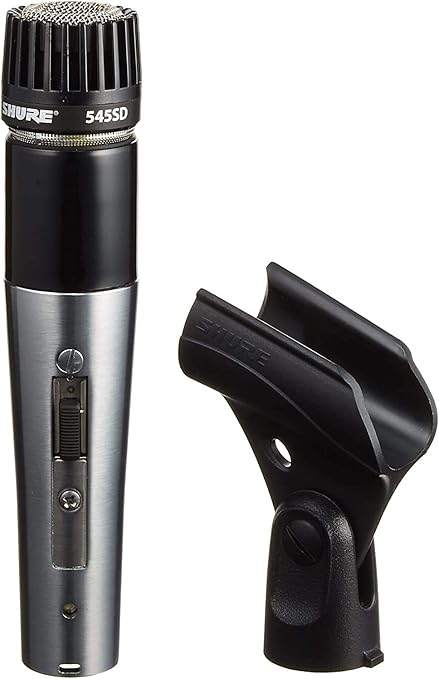 Amazon Com Shure 545sd Lc Cardioid Dynamic High Or Low Z On Off Switch Musical Instruments