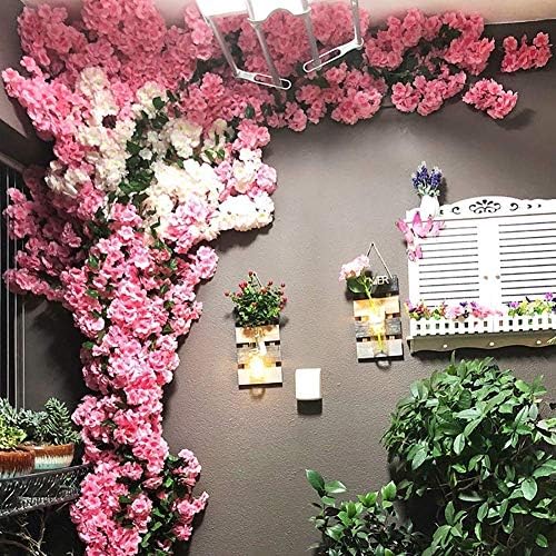 家の庭の装飾 人工の桜の木 桜の木 偽のツルの花