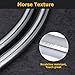 HOMEIDEAS 71-Inch Shower Hose Extra long Non-Toxic PVC Flexible Handheld Shower Head Hose Handheld Showerhead Sprayer Extension