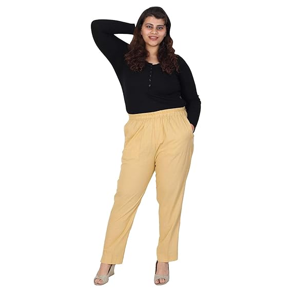 plus size cotton pants