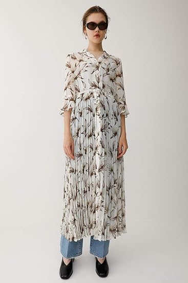 Amazon マウジー Moussy ワンピース Floating Flower Dress レディース 010bav30 5640 ホワイト系その他 1 ワンピース チュニック 通販