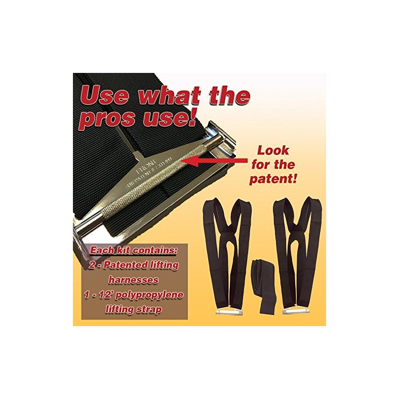 Shoulder Dolly Moving Straps Lifting Strap for 2 Movers Move, Lift, Carry, And Secure