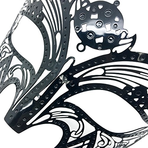 New Wolverine Men's Mask Laser Cut Venetian Halloween Masquerade Mask Costume Extravagant Inspire Design - Black