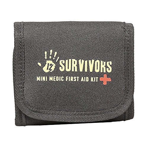 12 Survivors Mini Medic 60 Pc First Aid Kit (Certified Refurbished)