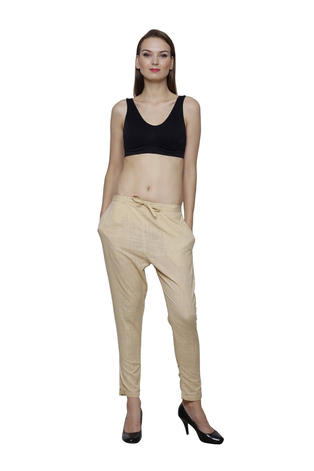 pistaa's women's viscose cigaratte trousers (ctpmx)