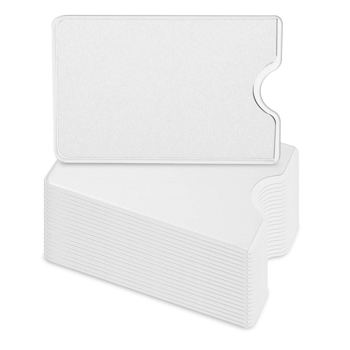 Kwmobile 20 Pieces Credit Card Sleeves Transparent Id Business Card Holder Identification Social Security Ssn Cards Protector Inserts Buy Online In Aruba At Aruba Desertcart Com Productid 148219570