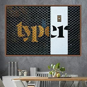 signwin Framed Canvas Wall Art Pressed Quotes 3D...